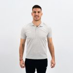 PAMUČNA POLO MAJICA - SVETLO SIVA