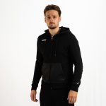 DUKS COMBO ZIP HOODIE CRNI