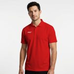 POLO PAMUČNA MAJICA PIKE CRVENA