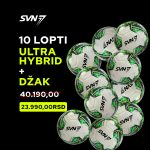 PAKET ULTRA SVN7 10 LOPTI + GRATIS VREĆA ZA LOPTE SVN7
