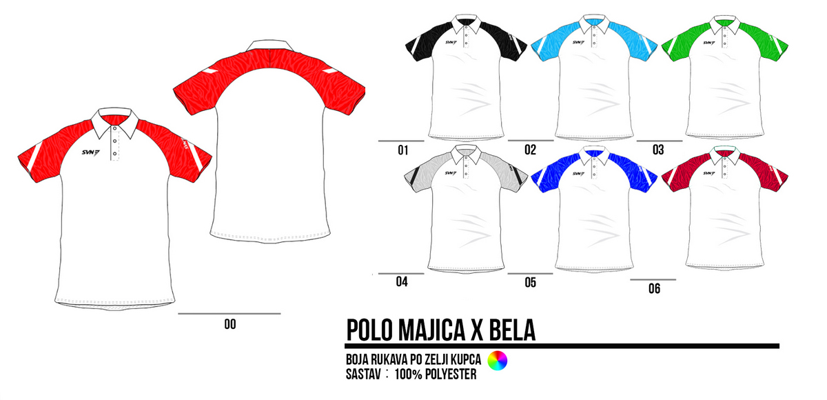 POLO MAJICE X bela