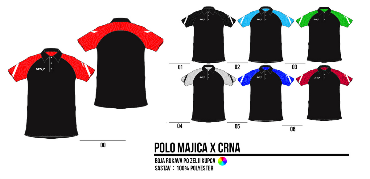 POLO MAJICE X crna